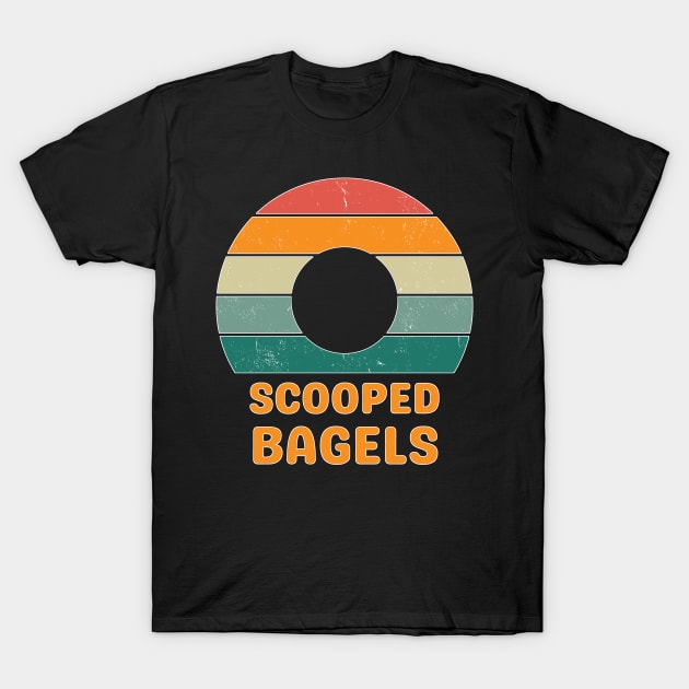 Scooped Bagels | Funny | Bagel Battle | Scooped Bagel Beef | New York City | Los Angeles | NYC | LA T-Shirt by octoplatypusclothing@gmail.com